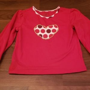 Girls 4t heart shirt